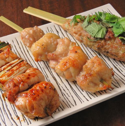 All yakitori items are available for takeout! (Not eligible for half price)