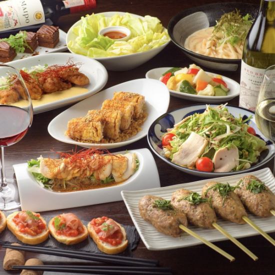 We offer a wide variety of meat menus, including the famous Daimaou Tsukune!