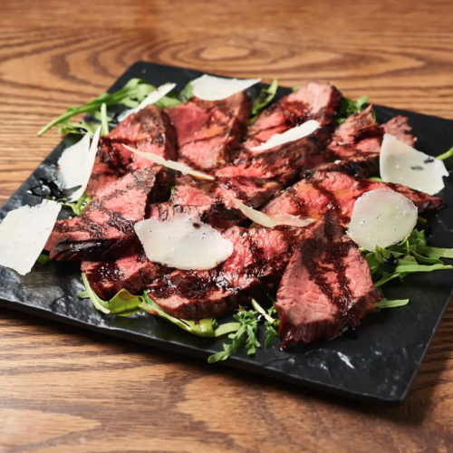 Chef's carefully selected beef tagliata