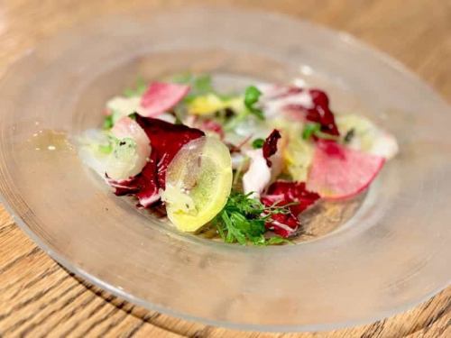 Fresh fish carpaccio