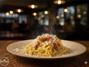 カルボナーラ・リッチ ~とろける生パスタ~