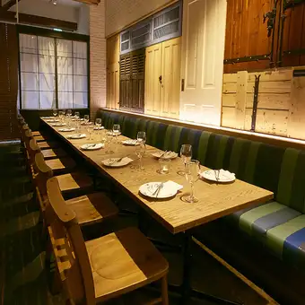 Our comfortable bench seating is perfect for enjoying your meal and is ideal for various banquets and parties!