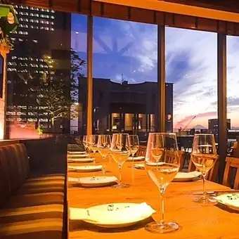 Our spacious bench seating is perfect for birthday parties and small gatherings!