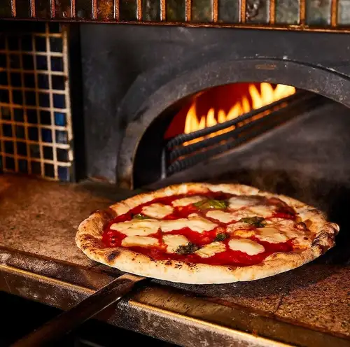 Neapolitan-style pizza that has been slowly fermented for 40 hours!