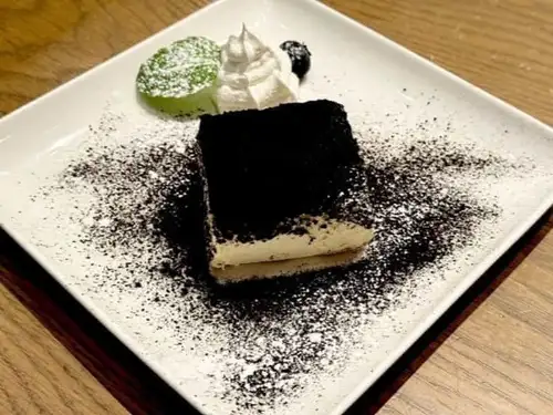 Espresso-flavored tiramisu