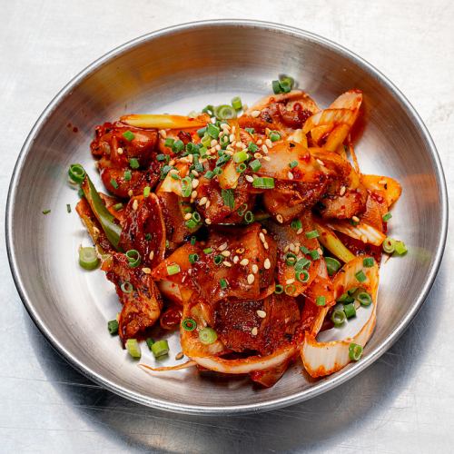 매운 매운 모래 볶음