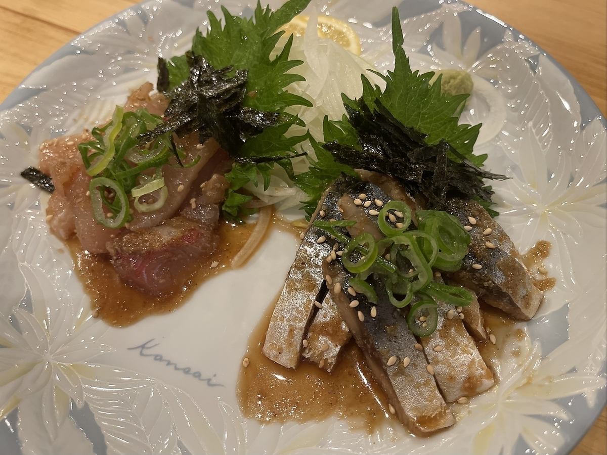 Enjoy carefully selected Kyushu cuisine, including the famous "Kyushu fresh fish" and "horse sashimi", along with carefully selected alcoholic beverages.