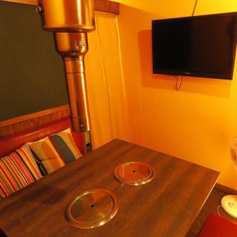 Limited to 1 group! It will be a private room with TV.Please use it at various banquets such as girls' meetings and joint parties ♪ Seats are spacious private sofa seats