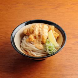 Kashiwa tempura tartare bukkake udon