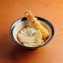 Chikuwa tempura bukkake udon