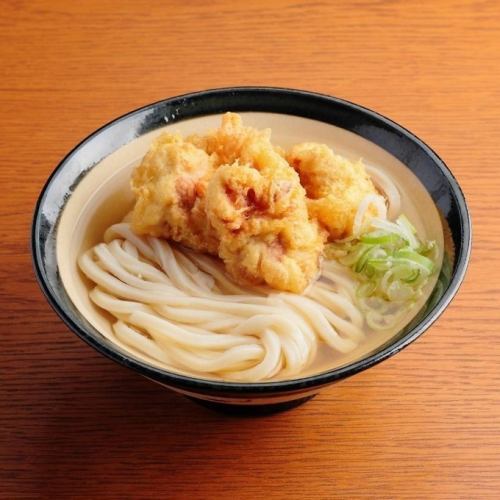 【温】かしわ天うどん