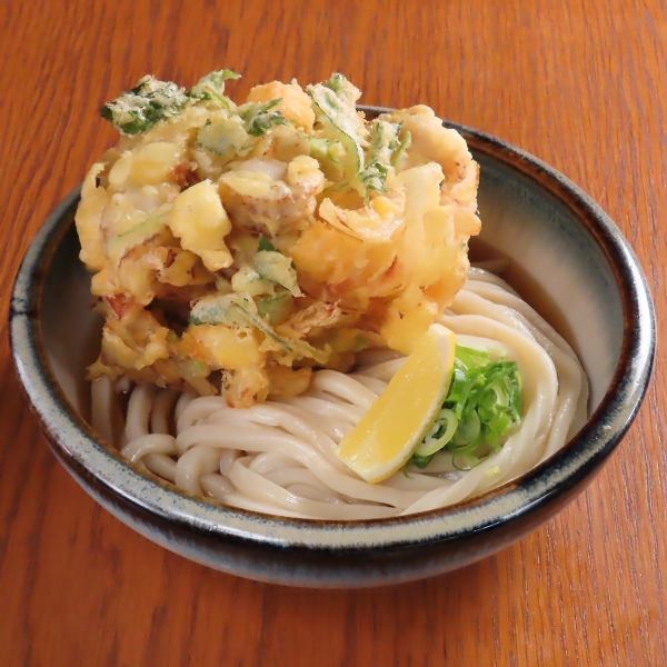 【8月限定】とうもろこしの海鮮チーズかき揚げうどん