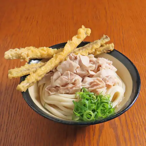 ≪自家製麺≫豚肉ごぼう天うどん