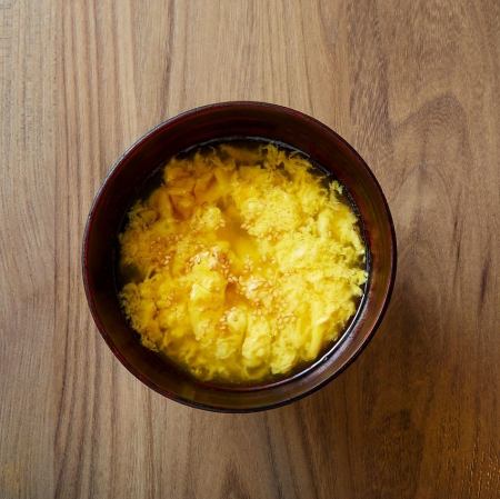 ふわふわ卵スープ