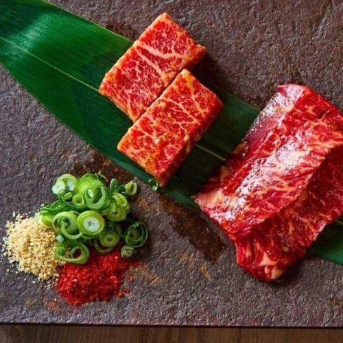 【アニバーサリーコース】名物2種のユッケ 厚切りタン等+選べる乾杯ドリンク+メッセージプレート