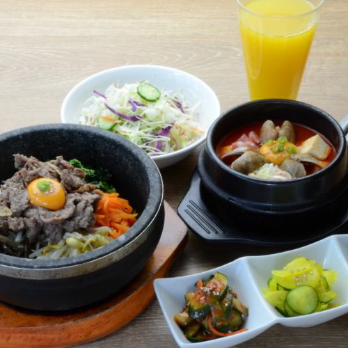 Korean A lunch set