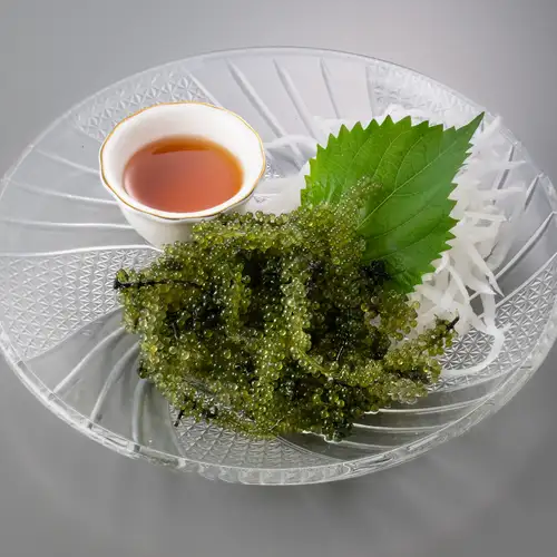 海ぶどう(三杯酢・わさび・青じそ)