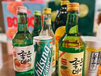 [All-you-can-drink] All-you-can-drink of 60 types including beer, makgeolli, and kaku highball for 120 minutes → 2000 yen (tax included)