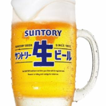 【런치 시간 무제한 음료 무제한】산토리 생맥주·각 하이볼 포함 호화 음료 무제한 2000엔(부가세 포함)
