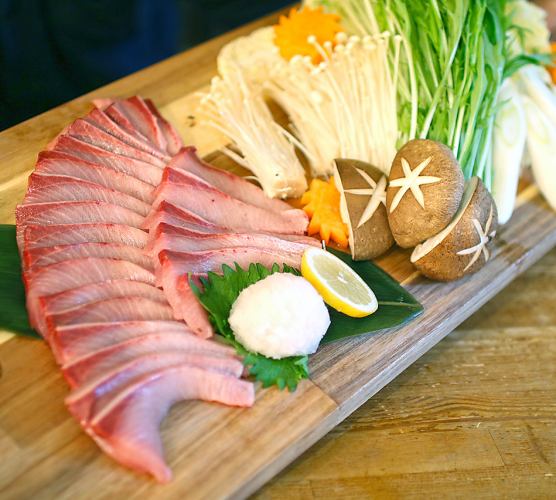 [Food only]! Fatty Yellowtail Shabu-Shabu Course ⇒ 3500 yen + 2000 yen with all-you-can-drink