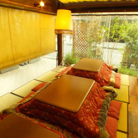 【Winter Limited】 Kotatsu Terrace is the most popular seat in winter ★ Large number of people is OK!