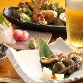 All-you-can-drink single item (including draft beer) 120 minutes (last order 30 minutes before closing) [1,980 yen] *All-you-can-drink sake is +500 yen