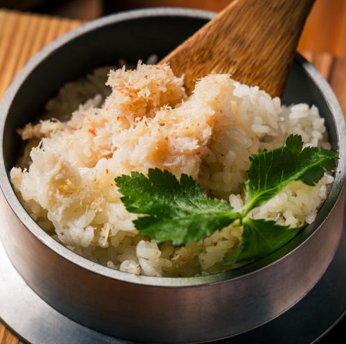 蟹釜飯