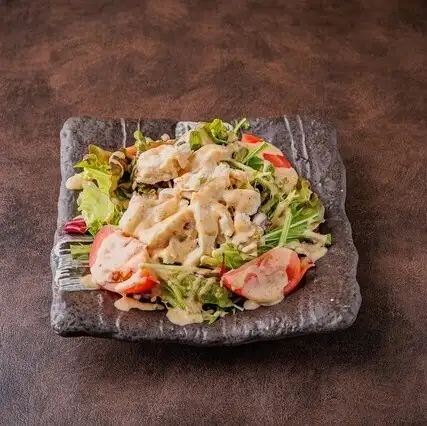 Steamed chicken sesame salad