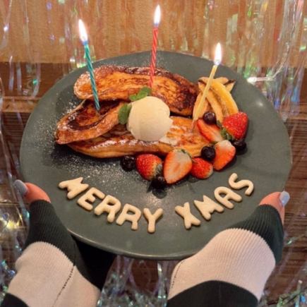 [Christmas Course] Cheese fondue, bone-in chicken, etc. + Christmas plate (12/20-21)