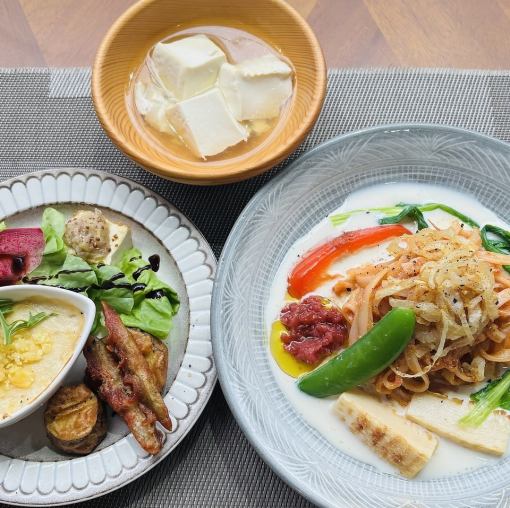 [Eat-in] April's Soy Veggie Vegan Lunch