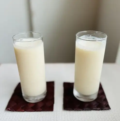 梨のsoy milkスムージー