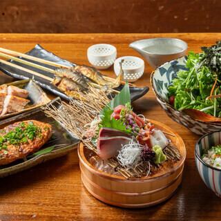 ◆土~火限定◆【2.5時間飲み放題付】『旨安コース』◆鮎塩焼・豚バラ黒胡椒焼などが楽しめる◎