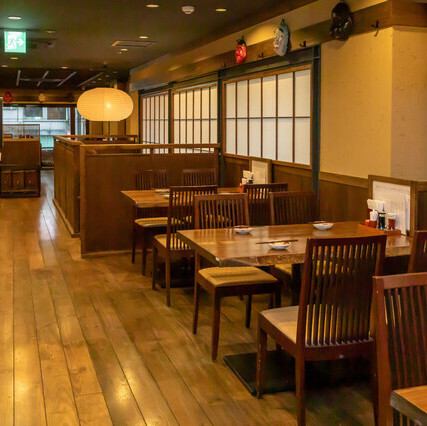 どこか懐かしい純和風の店内でおくつろぎください☆