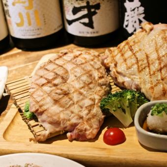 [4,000 yen course] Course packed with meat dishes including 2 types of charcoal grilled meat ◆ Banquet with 8 dishes + 2 hours of all-you-can-drink included ♪