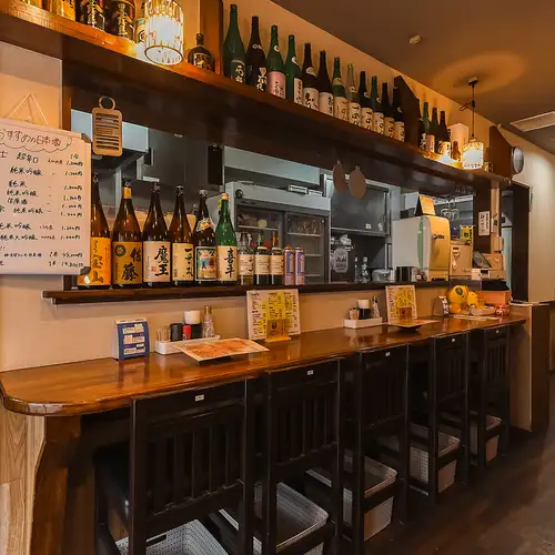 お一人様でのサク飲みに