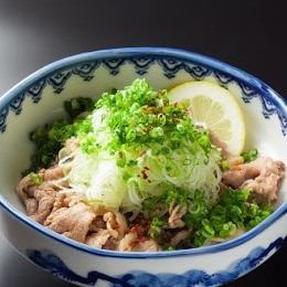 Dream Pork with Green Onions and Ponzu Sauce