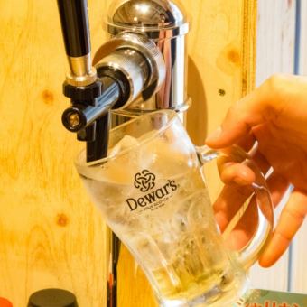 【単品飲み放題】生ビールは静岡麦酒♪◆酎ハイ・ハイボールなど豊富にご用意◆2200円(税込)