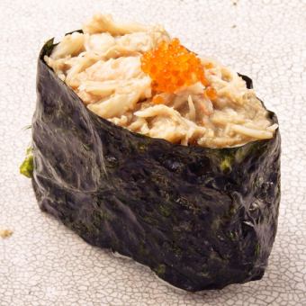 ずわいがにかにみそ和え