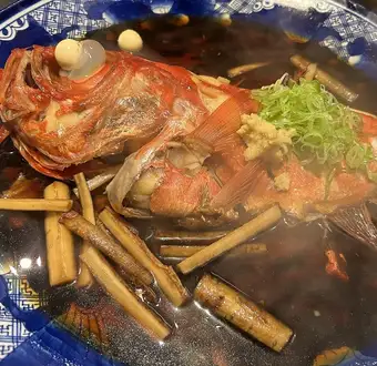 Goldeneye snapper (sashimi, simmered, grilled)