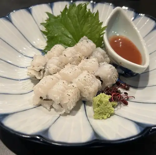 Boiled conger eel