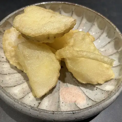 Tempura made with long yam