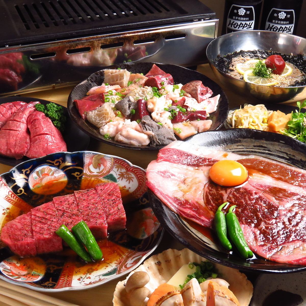 << OPEN in Ekikita Ryogaecho >> 在炭火烤肉店享用新鲜的内脏【Yamaken Ryougaecho】