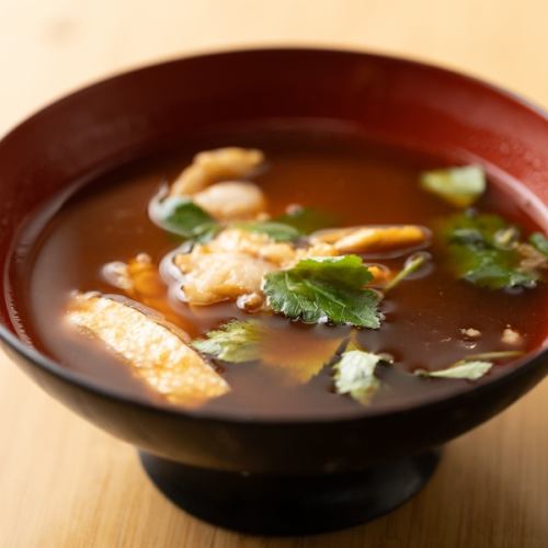 Red miso soup