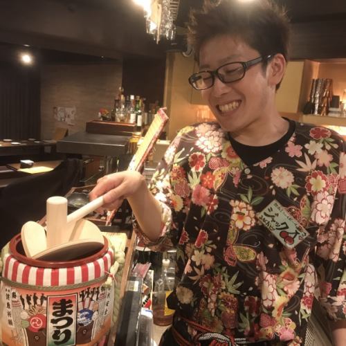 お祝いに!!鏡開き実施中♪