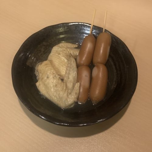 手羽先//高野豆腐/しゅうまい2個