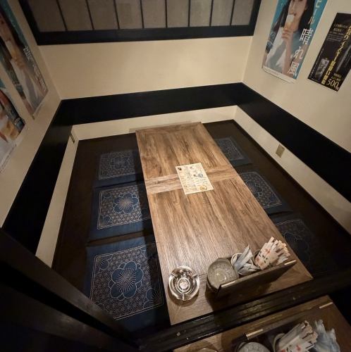 1階お座敷奥、6名様までご案内できます