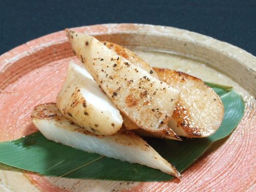 Grilled butter soy sauce