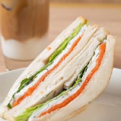 Nordic style healthy sandwich