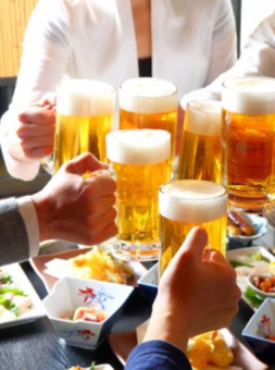 単品飲み放題⇒2時間/生ビールもOKドリンク30種類以上/2200円