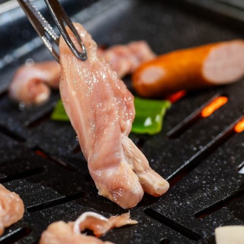 Enjoy Teppanyaki grilled on an electric grill with little smoke◎